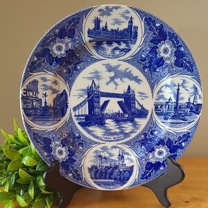J.H. WEATHERBY & SONS 'London Pride' Decorative Plate Iconic London Landmarks